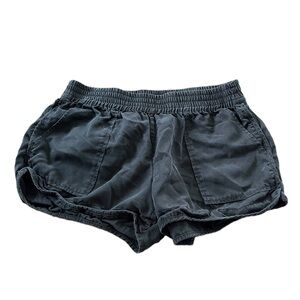 Joie Womens Charcoal Grey Lounge Shorts Size Small Drawstrings Elastic Waist